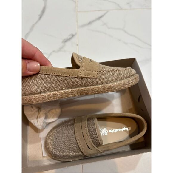NEW IN BOX ELEPHANTITO Loafer Espadrille Beige 26 - Picture 5 of 6